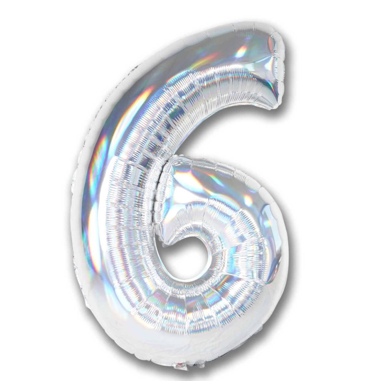 Helium Filled 102cm Jumbo Foil Number | Iridescent