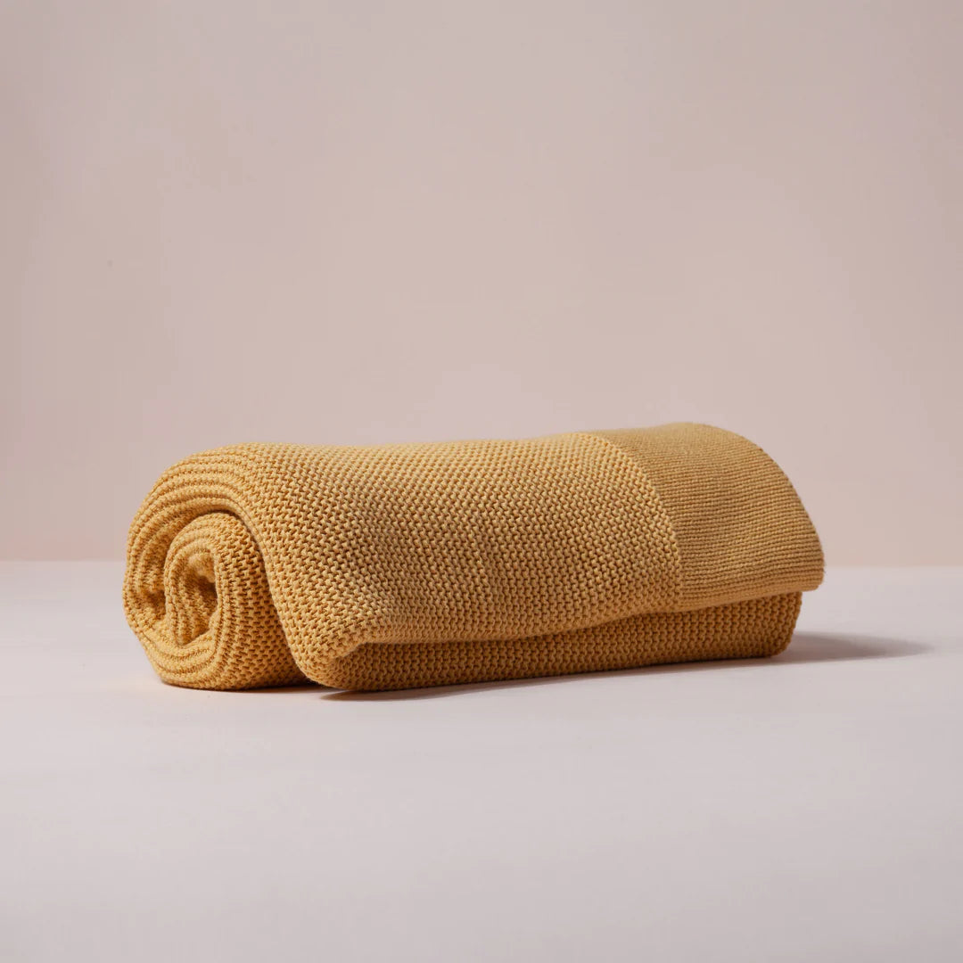 Add Baby Gift | Personalised Knit Blanket - 5 Colours