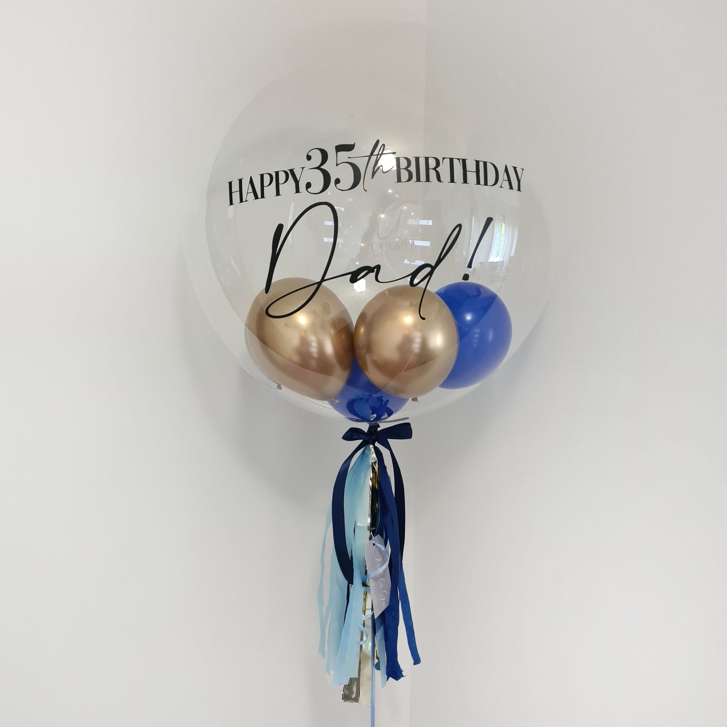 <Design Your Own> Single Personalised Helium Bubble Balloon 42cm / 60cm